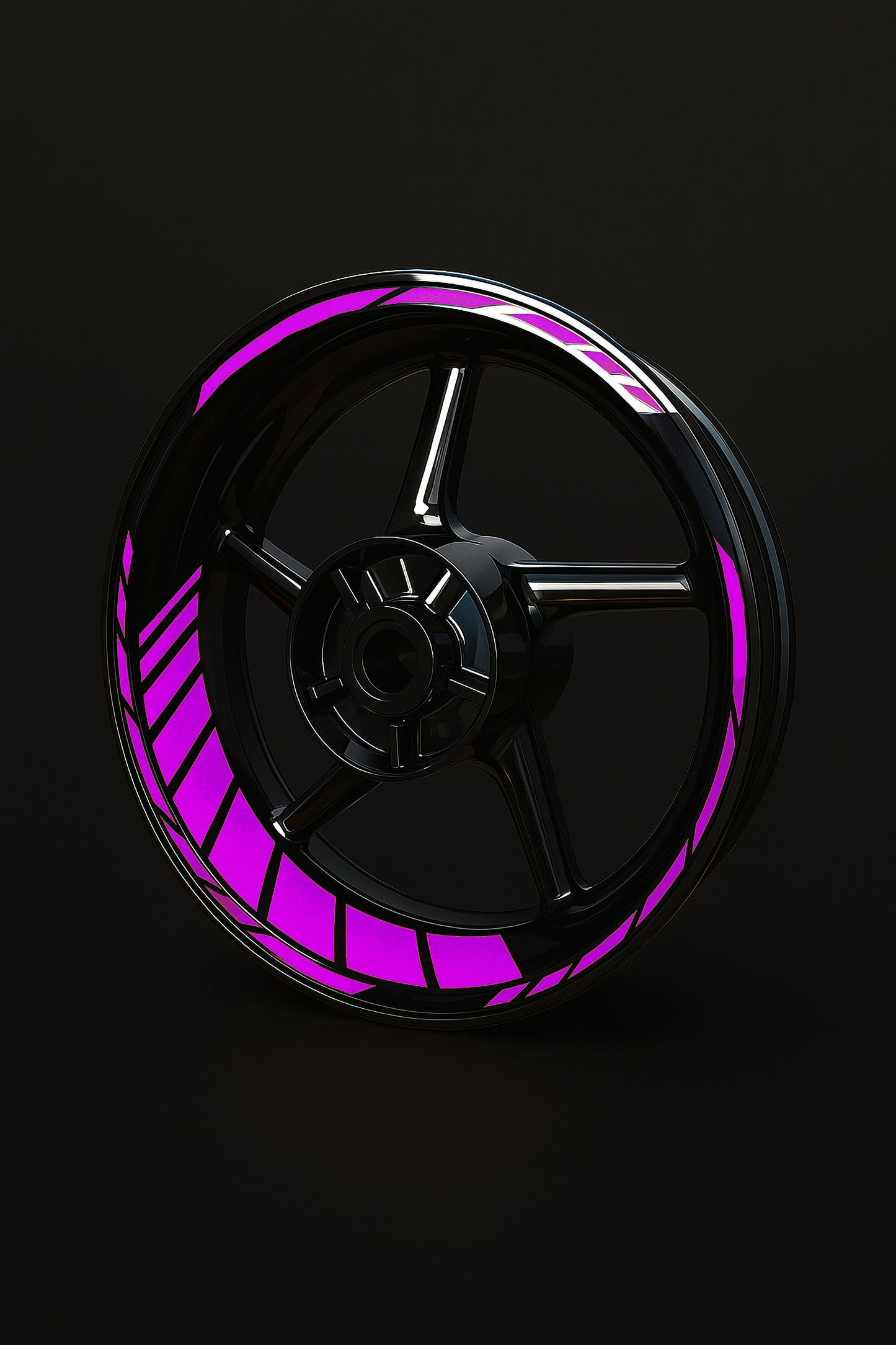 Kit Coppia Cerchio Moto GLOWSTRIPS 17" – Strisce Riflettenti - Limited Edition Esclusiva Europea