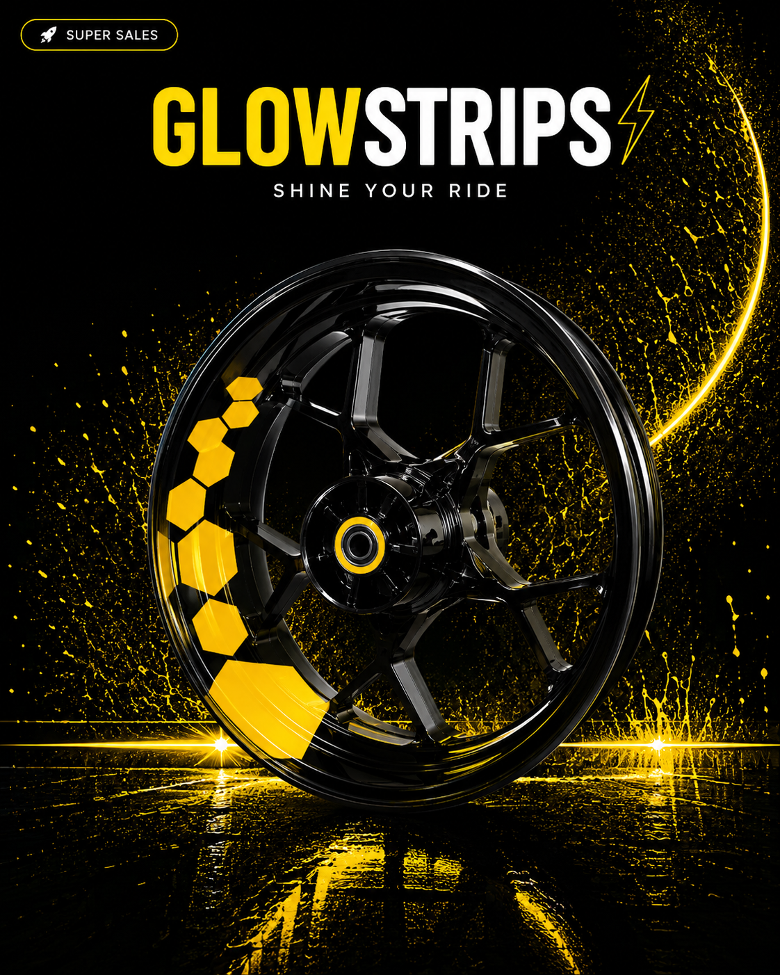 GLOWSTRIPS HEX - Yellow  Edition