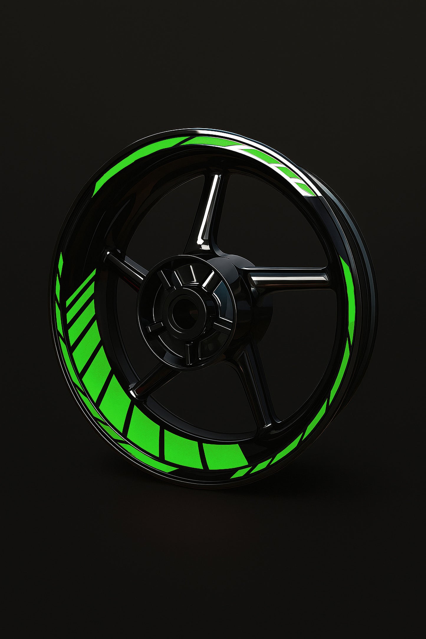 Kit Cerchio Moto GLOWSTRIPS 17" – Strisce Riflettenti