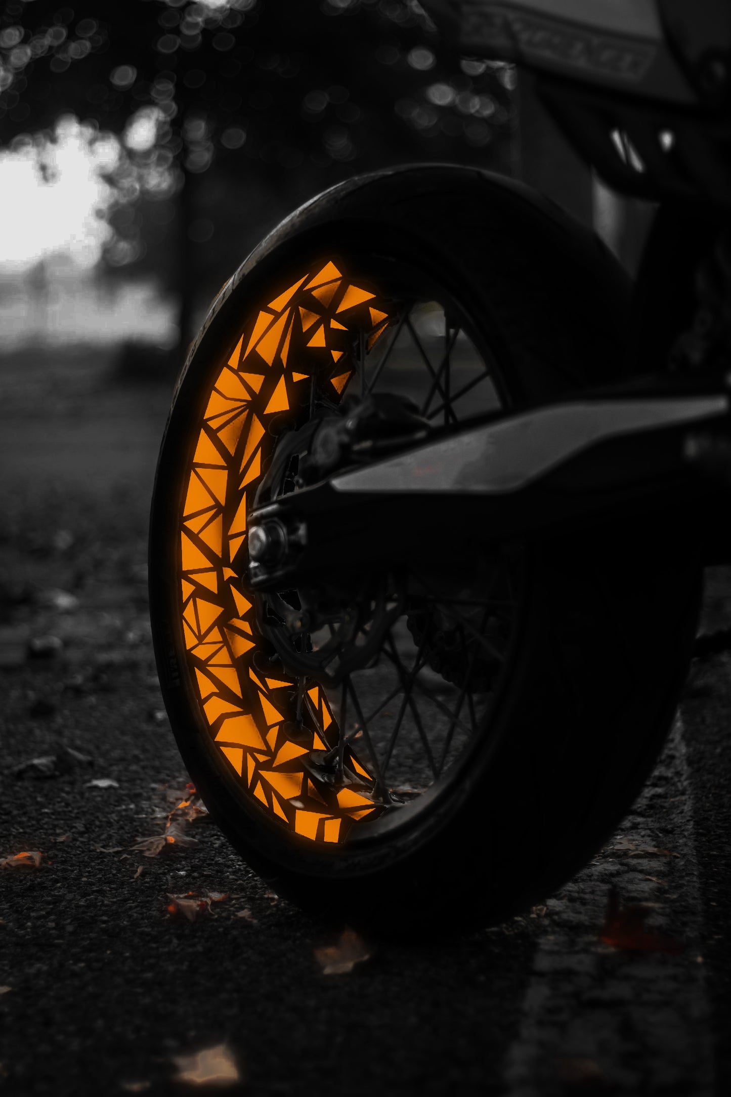 Coppia - Orange Glowstrips Bicolor Triangolini Edition
