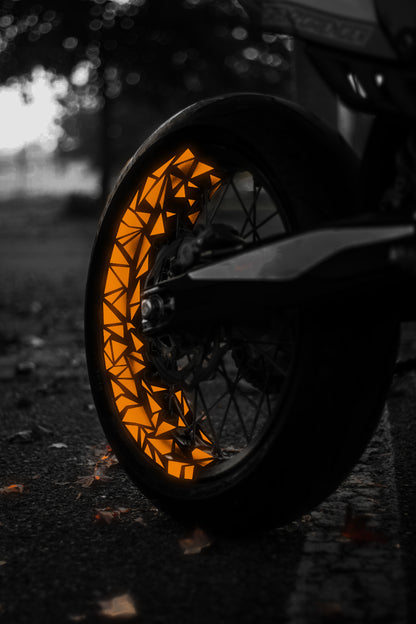 Coppia - Orange Glowstrips Bicolor Triangolini Edition