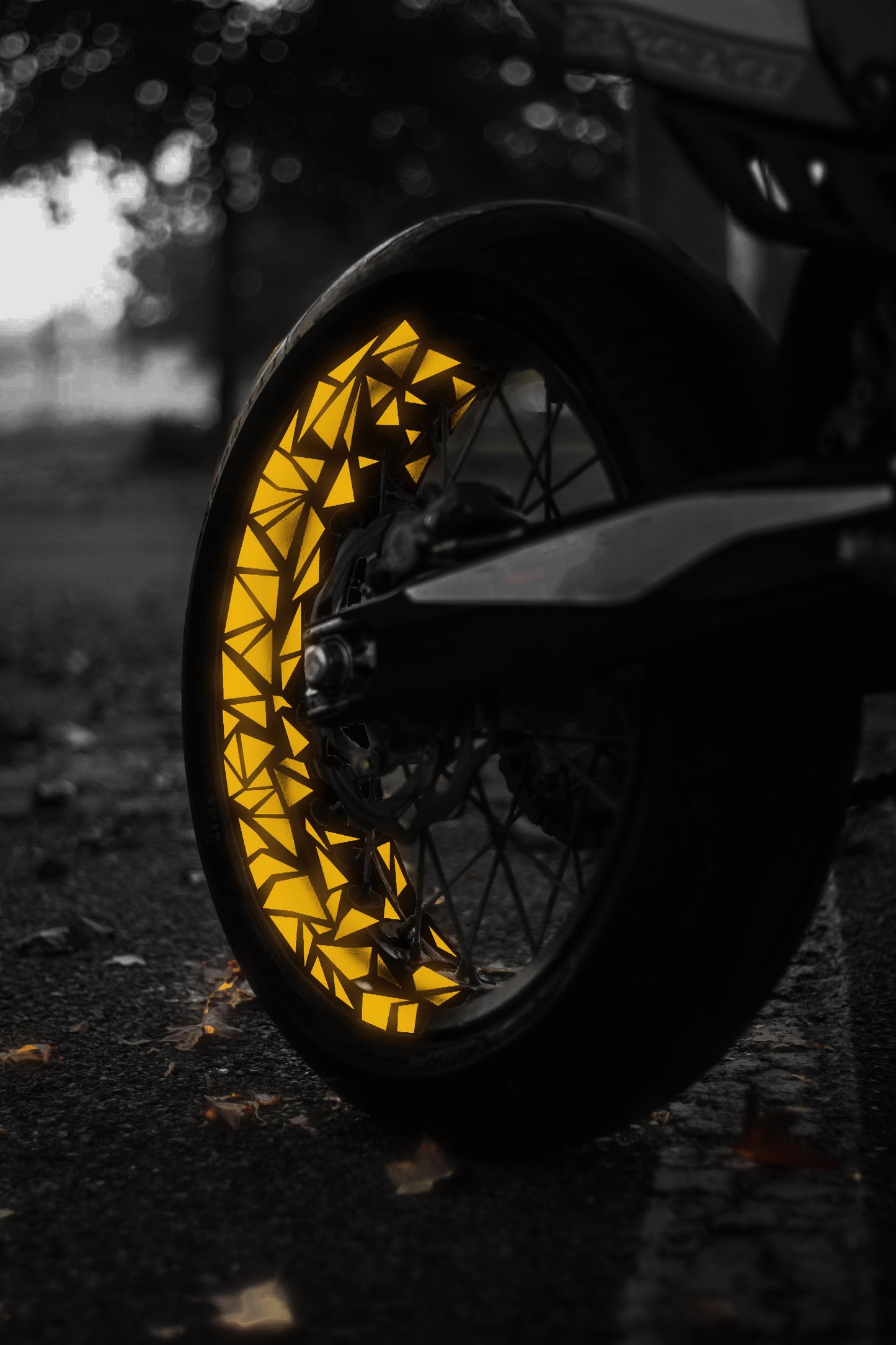 Pair - Yellow Glowstrips Bicolor Triangolini Edition